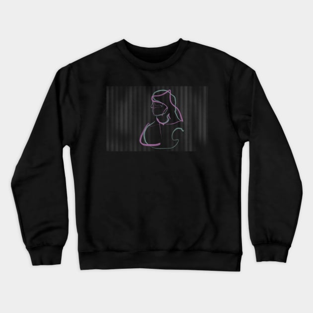 Simple of woman Crewneck Sweatshirt by Apart Design